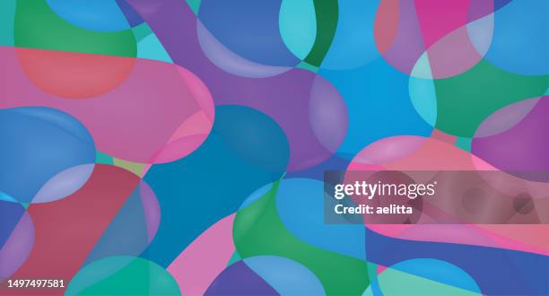 multicolor abstract background - bubble gum bubble stock illustrations