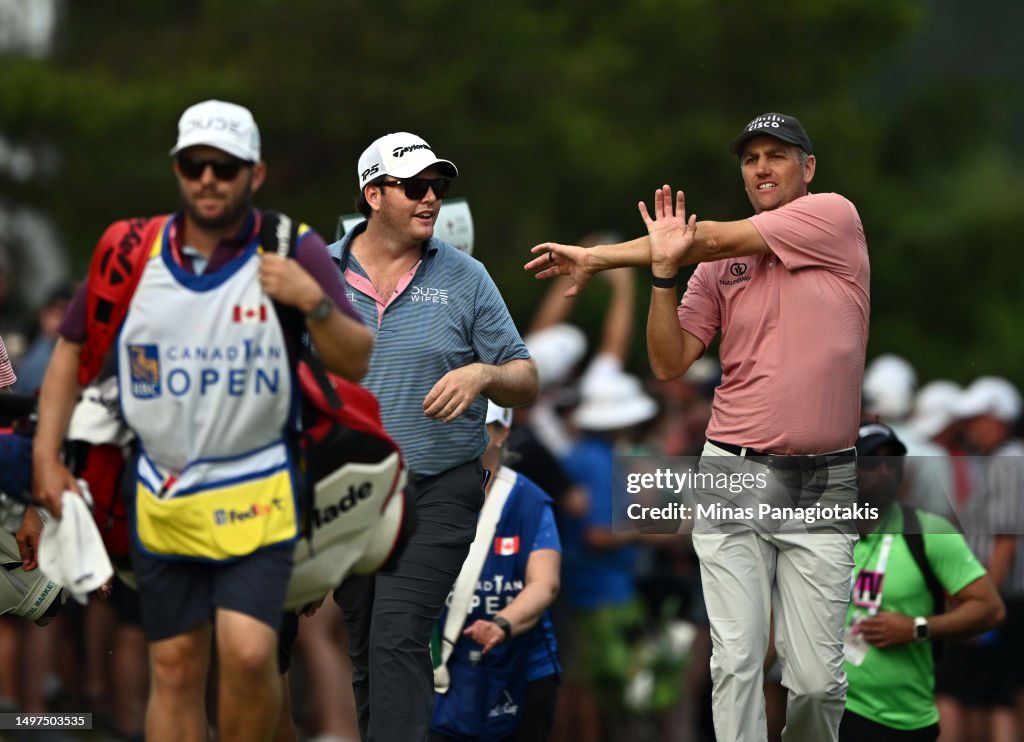 Brendon Todd of the United States and Harry Higgs of the United... News ...