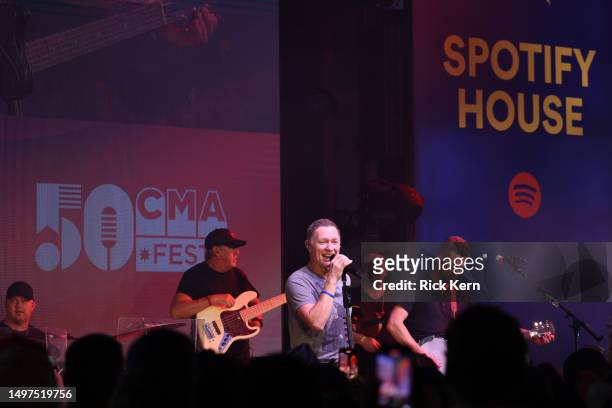 Craig Morgan performs onstage at Spotify House during CMA Fest 2023 - Day 3 at Ole Red on June 10, 2023 in Nashville, Tennessee.