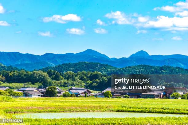 rural scenery of the midwest region of mainland japan - ourbaniserat motiv bildbanksfoton och bilder