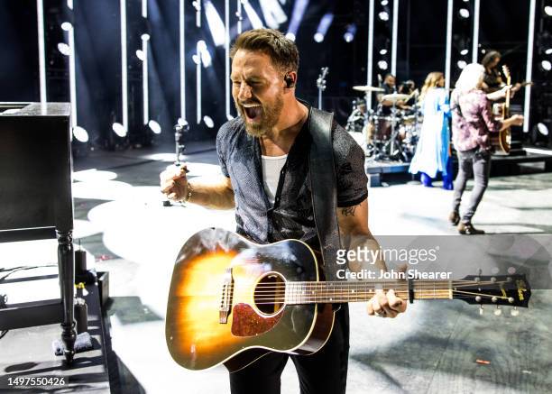 Jimi Westbrook of Little Big Town performs onstage for night 3 of the 50th CMA Fest at Nissan Stadium on June 10, 2023 in Nashville, Tennessee.