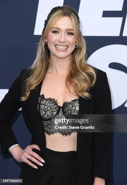 Greer Grammer arrives at the Apple TV+'s "Ted Lasso" Season Three FYC Red Carpet at Saban Media Center on June 10, 2023 in North Hollywood,...