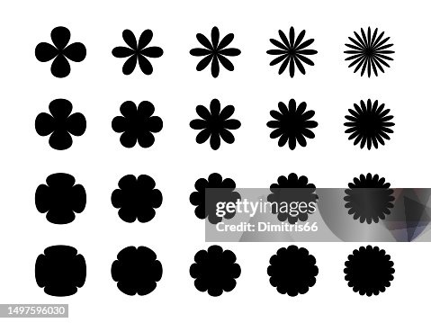 Flower icon set Flower icon set