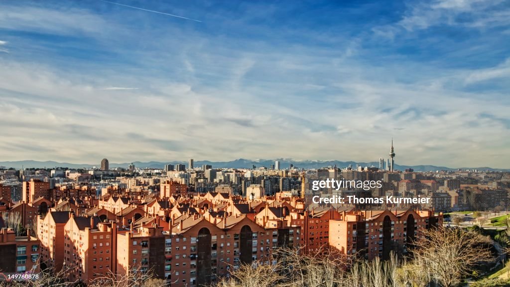 Madrid skyline