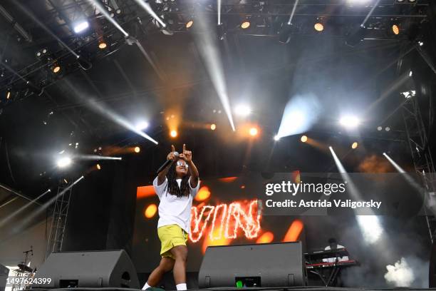 Koffee performs during Governors Ball Music Festival 2023 at Flushing Meadows Corona Park on June 10, 2023 in New York City.