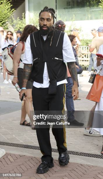 Fary attends the 2023 French Open at Roland Garros on June 09, 2023 in Paris, France.