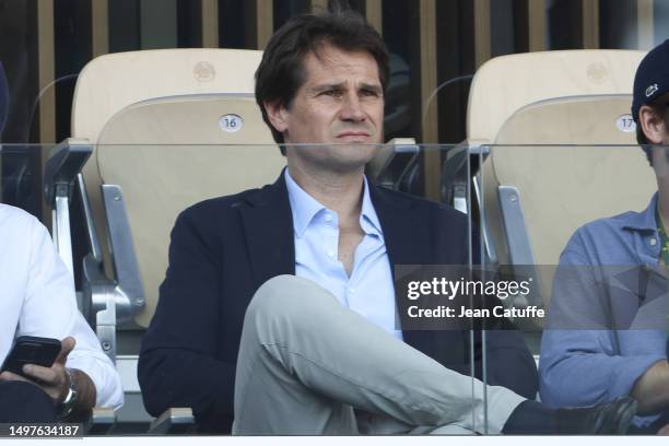 Arnaud Boetsch attends the 2023 French Open at Roland Garros on June 09, 2023 in Paris, France.