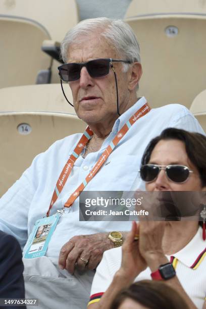 Jan Kodes attends the 2023 French Open at Roland Garros on June 09, 2023 in Paris, France.