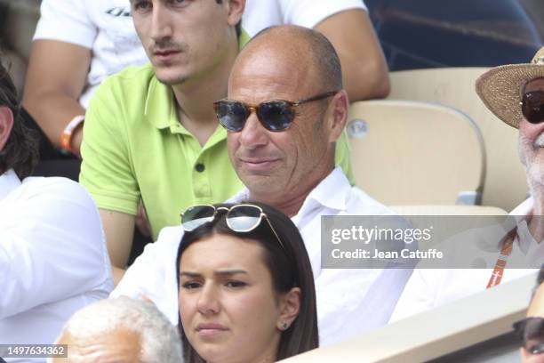 Thierry Tulasne attends the 2023 French Open at Roland Garros on June 09, 2023 in Paris, France.