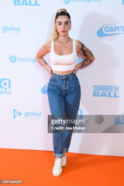 Ilira attends the Capital Summertime Ball 2023 at Wembley Stadium on June 11, 2023 in London, England.