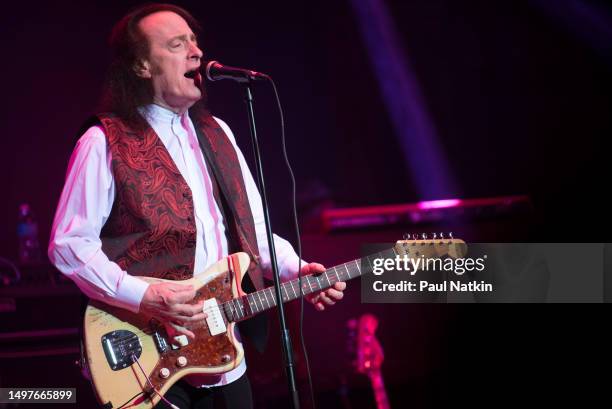 American singer Tommy James at the Des Plaines Theater in Des Plaines,, Illinois, May 14 2023.