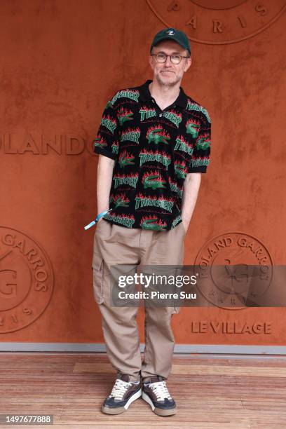 Loïc Prigent attends the 2023 French Open at Roland Garros on June 11, 2023 in Paris, France.