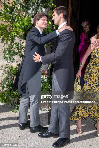 Carlos Fitz James Stuart at the wedding of Blanca Sainz and Guillermo Comenge in the church of Santiago Apostle in the town of Cebreros on June 9,...