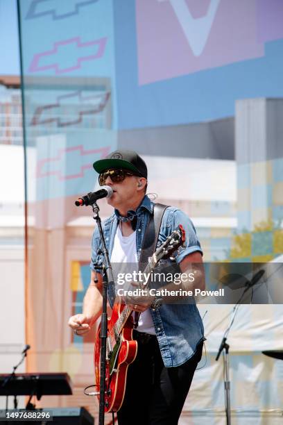 Keifer Thompson of Thompson Square performs on the Chevy Vibes stage at CMA Fest on June 11, 2023 in Nashville, Tennessee.