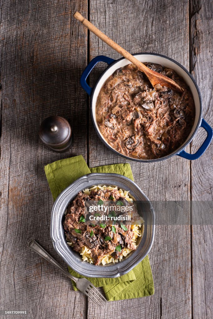 Beef Stroganoff