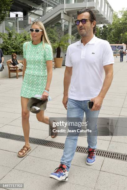 Of Lacoste Thierry Guibert attends the 2023 French Open at Roland Garros on June 11, 2023 in Paris, France.