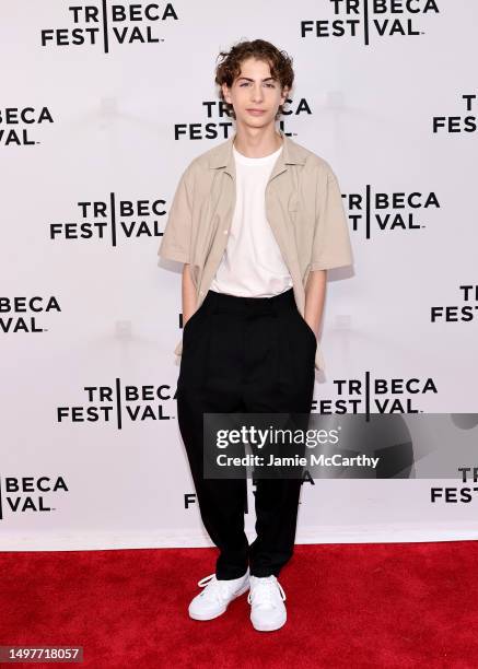 Jacob Tremblay attends the "Cold Copy" premiere during the 2023 Tribeca Festival at SVA Theatre on June 11, 2023 in New York City.