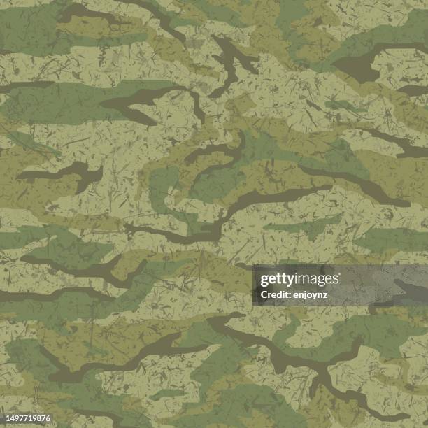 seamless camo pattern wallpaper background - khaki pants stock illustrations