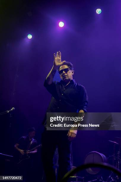 Singer-songwriter Andres Calamaro during a performance at the Noches del Botanico, on 11 June, 2023 in Madrid, Spain. Andres Calamaro is an Argentine...