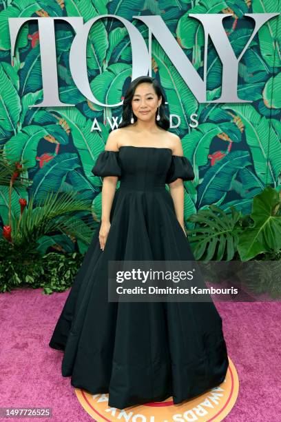 Stephanie Hsu attends The 76th Annual Tony Awards at United Palace Theater on June 11, 2023 in New York City.