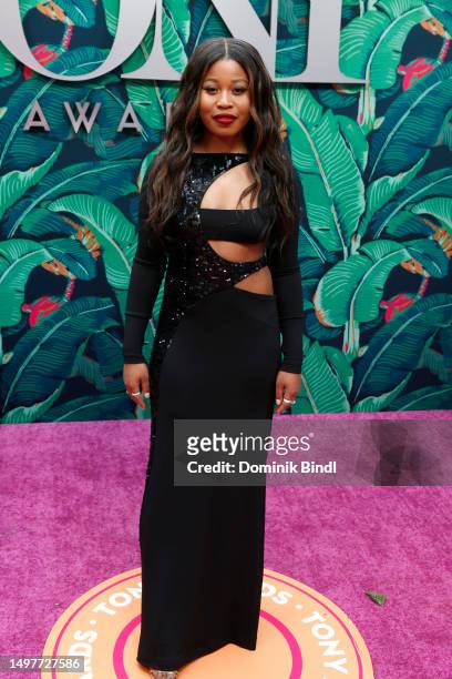 Dominique Fishback attends The 76th Annual Tony Awards at United Palace Theater on June 11, 2023 in New York City.