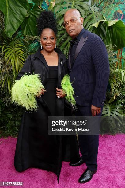 LaTanya Richardson Jackson and Samuel L. Jackson attend The 76th Annual Tony Awards at United Palace Theater on June 11, 2023 in New York City.