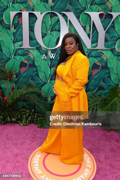 Uzo Aduba attends The 76th Annual Tony Awards at United Palace Theater on June 11, 2023 in New York City.