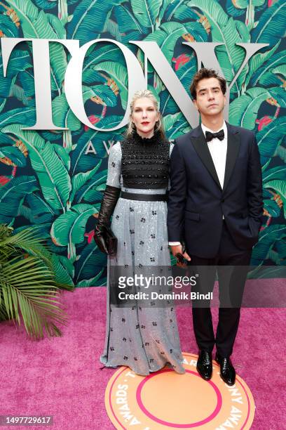 Lily Rabe and Hamish Linklater attend The 76th Annual Tony Awards at United Palace Theater on June 11, 2023 in New York City.