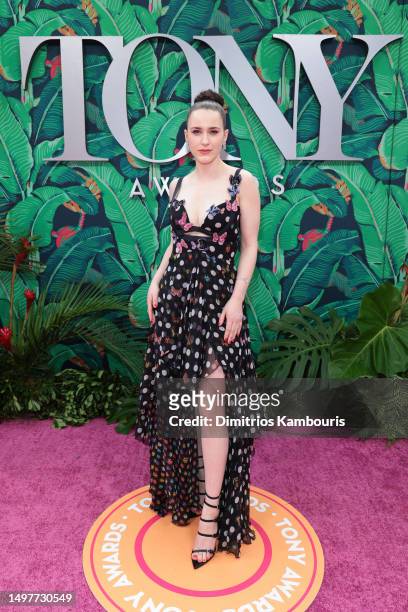 Rachel Brosnahan attends The 76th Annual Tony Awards at United Palace Theater on June 11, 2023 in New York City.