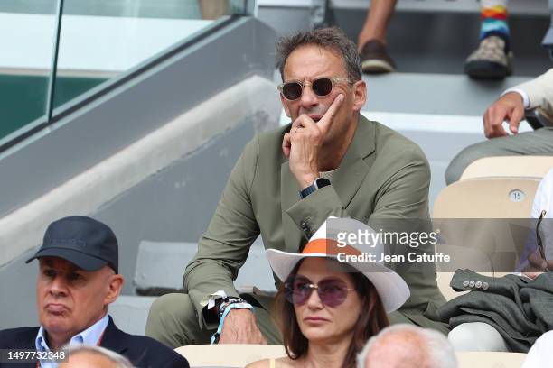 Julien Courbet attends the 2023 French Open at Roland Garros on June 11, 2023 in Paris, France.