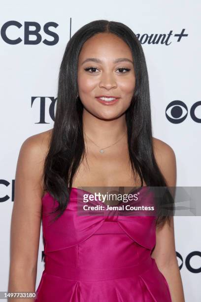 Gabby Gardner poses in the press room during The 76th Annual Tony Awards at Radio Hotel on June 11, 2023 in New York City.