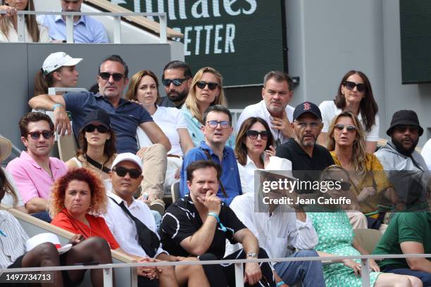 Jean Dujardin, Nathalie Péchalat, Lilou Fogli, Clovis Cornillac, Jake Gyllenhaal, Jeanne Cadieu, Elsa Zylberstein, Roschdy Zem and Sarah Lavoine...