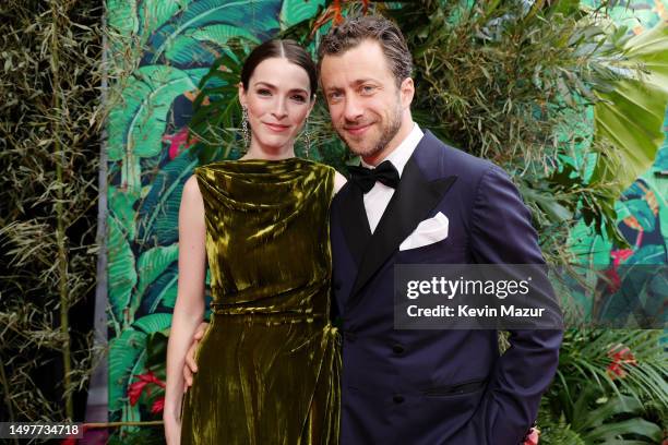 Bee Shaffer and Francesco Carrozzini attend The 76th Annual Tony Awards at United Palace Theater on June 11, 2023 in New York City.