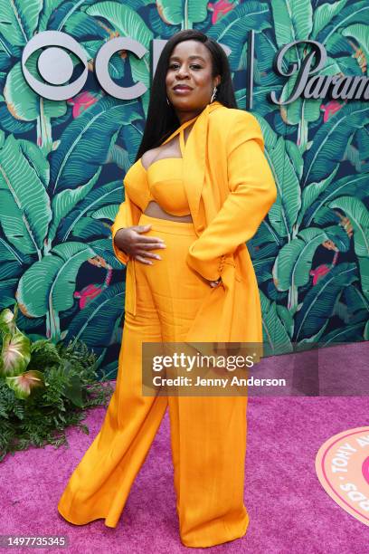 Uzo Aduba attends The 76th Annual Tony Awards at United Palace Theater on June 11, 2023 in New York City.