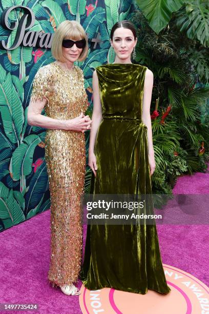 Anna Wintour and Bee Carrozzini attend The 76th Annual Tony Awards at United Palace Theater on June 11, 2023 in New York City.