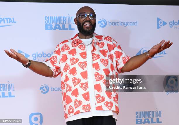 MistaJam attends the Capital Summertime Ball 2023 at Wembley Stadium on June 11, 2023 in London, England.