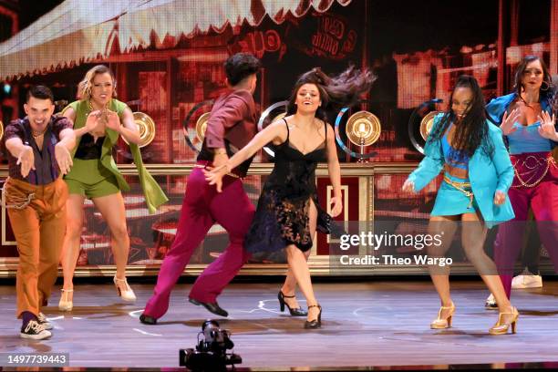 Host Ariana DeBose performs the opening number onstage during The 76th Annual Tony Awards at United Palace Theater on June 11, 2023 in New York City.