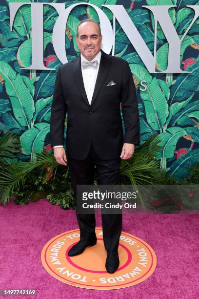 David Zayas attends The 76th Annual Tony Awards at United Palace Theater on June 11, 2023 in New York City.
