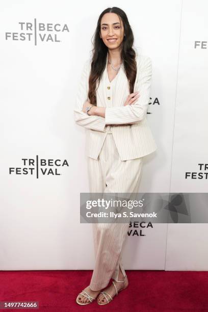 Kimia Alizadeh attends the We Dare To Dream World Premiere Party at Tribeca Festival on June 11, 2023 in New York City.