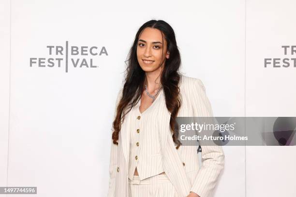 Kimia Alizadeh attends the We Dare To Dream World Premiere Party at Tribeca Festival on June 11, 2023 in New York City.