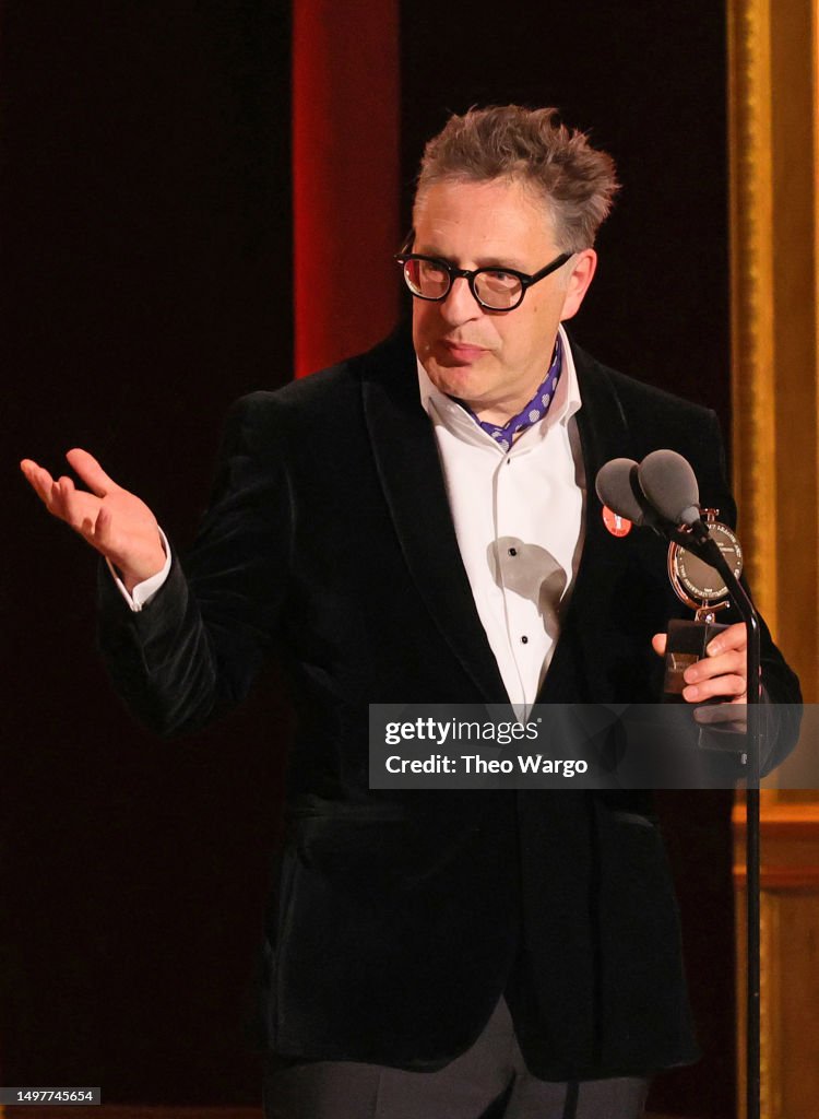 Patrick Marber accepts the award for Best Direction of a Play for ...