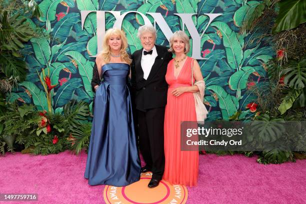 Sonia Friedman, Tom Stoppard, and Sabrina Guinnes attend The 76th Annual Tony Awards at United Palace Theater on June 11, 2023 in New York City.