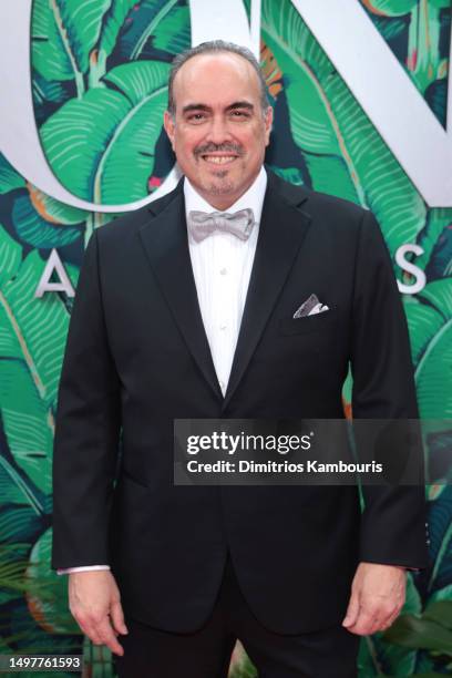 David Zayas attends The 76th Annual Tony Awards at United Palace Theater on June 11, 2023 in New York City.