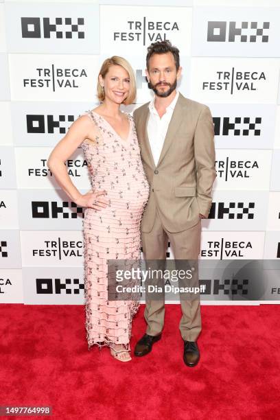 Claire Danes and Hugh Dancy attend the "Full Circle" premiere during the 2023 Tribeca Festival at BMCC Theater on June 11, 2023 in New York City.