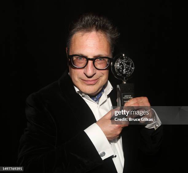 Patrick Marber poses in the press room during The 76th Annual Tony Awards at United Palace Theater on June 11, 2023 in New York City.
