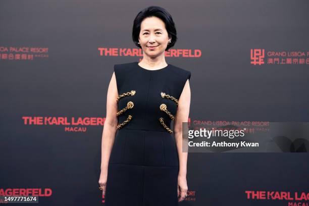 Pansy Ho attends The Karl Lagerfeld Grand Celebration at The Karl Lagerfeld on June 10, 2023 in Macau.