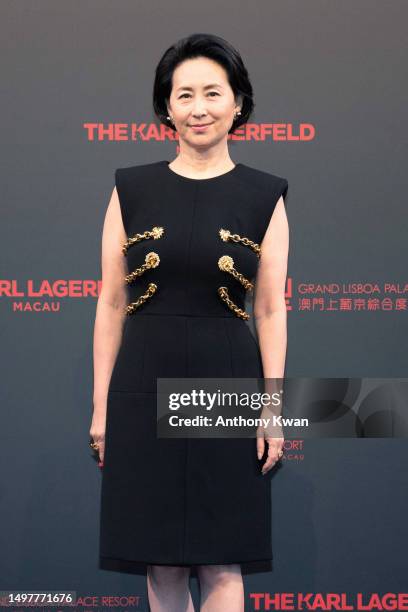 Pansy Ho attends The Karl Lagerfeld Grand Celebration at The Karl Lagerfeld on June 10, 2023 in Macau.