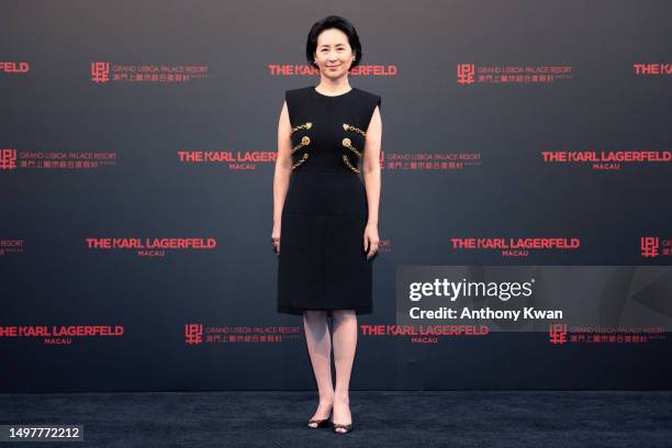 Pansy Ho attends The Karl Lagerfeld Grand Celebration at The Karl Lagerfeld on June 10, 2023 in Macau.