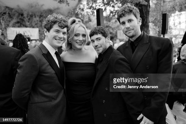 Colton Ryan, Adrian Bumpas, Noah Galvin and Ben Platt attend The 76th Annual Tony Awards at United Palace Theater on June 11, 2023 in New York City.