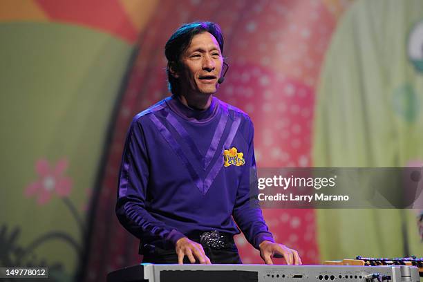 Jeff Fatt of The Wiggles performs at Fillmore Miami Beach on August 3, 2012 in Miami Beach, Florida.